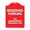 Signmission Reserved Parking For Administrative Personnel Heavy-Gauge Aluminum Sign, 24" x 18", RW-1824-9764 A-DES-RW-1824-9764 - alternate 1